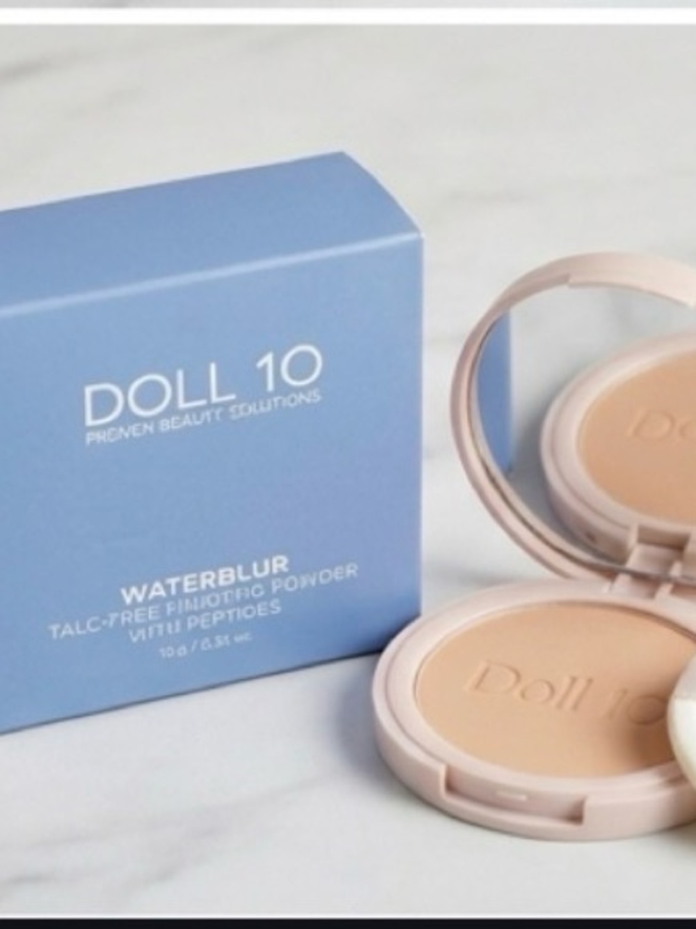 Dollcake Doll 10 Waterblur Finishing Powder — Natural Beige